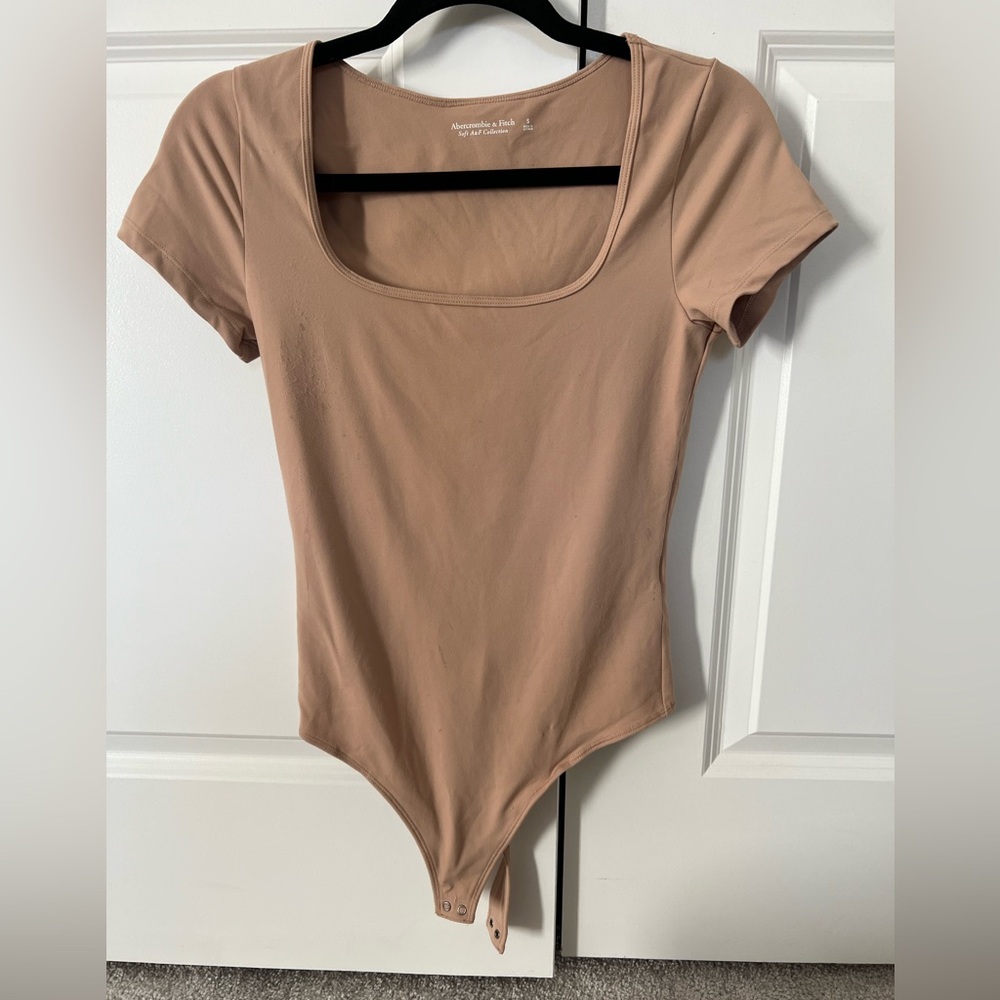 Abercrombie & Fitch tan bodysuit, A & F collection